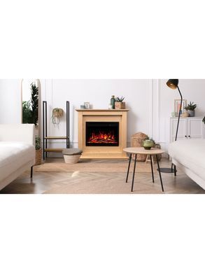 Каминокомплект AFLAMO SUND Дуб + 3D 60x60