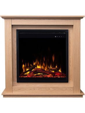 Каминокомплект AFLAMO SUND Дуб + 3D 60x60