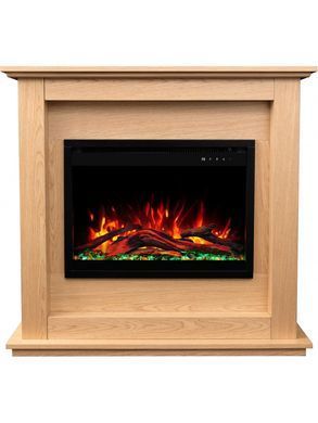 Каминокомплект AFLAMO SUND Дуб + 3D 60x60