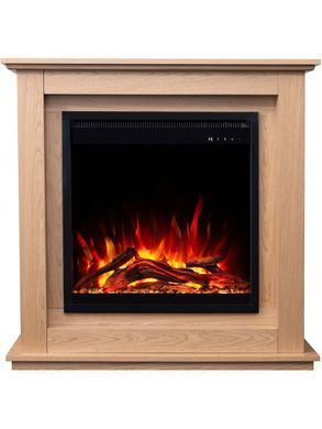 Каминокомплект AFLAMO SUND Дуб + 3D 60x60