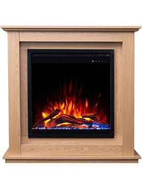 Каминокомплект AFLAMO SUND Дуб + 3D 60x60