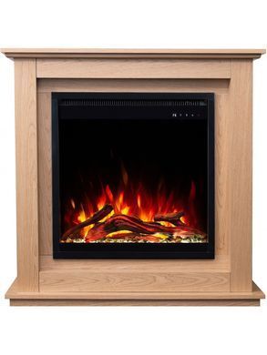 Каминокомплект AFLAMO SUND Дуб + 3D 60x60