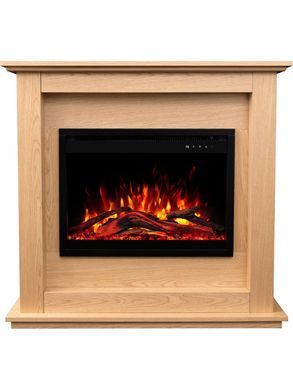 Каминокомплект AFLAMO SUND Дуб + 3D 60x60
