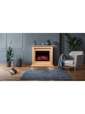 Каминокомплект AFLAMO SUND Дуб + 3D 60x60