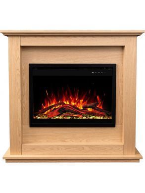 Каминокомплект AFLAMO SUND Дуб + 3D 60x60