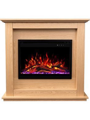 Каминокомплект AFLAMO SUND Дуб + 3D 60x60