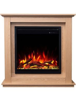 Каминокомплект AFLAMO SUND Дуб + 3D 60x60