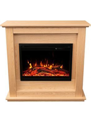 Каминокомплект AFLAMO SUND Дуб + 3D 60x60