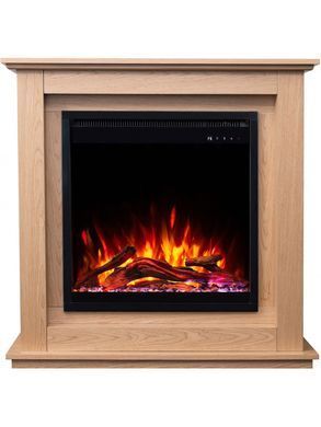 Каминокомплект AFLAMO SUND Дуб + 3D 60x60