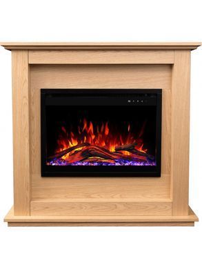 Каминокомплект AFLAMO SUND Дуб + 3D 60x60