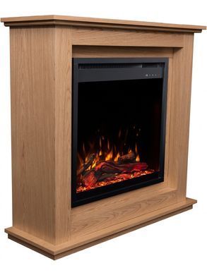 Каминокомплект AFLAMO SUND Дуб + 3D 60x60