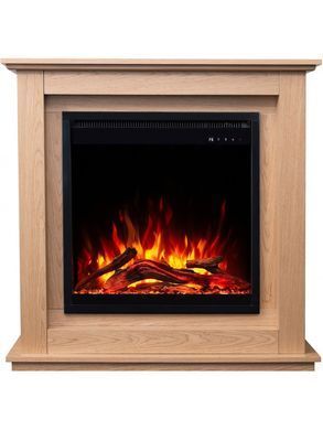 Каминокомплект AFLAMO SUND Дуб + 3D 60x60