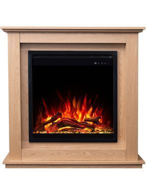 Каминокомплект AFLAMO SUND Дуб + 3D 60x60