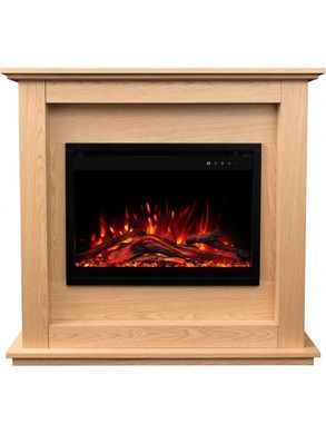 Каминокомплект AFLAMO SUND Дуб + 3D 60x60