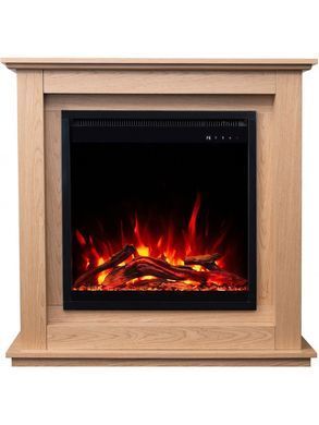 Каминокомплект AFLAMO SUND Дуб + 3D 60x60