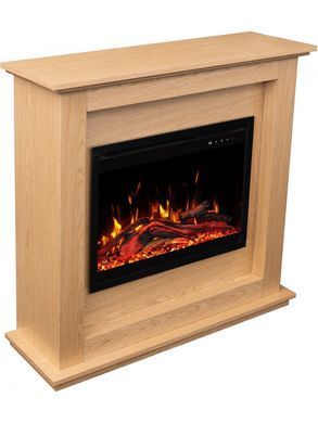 Каминокомплект AFLAMO SUND Дуб + 3D 60x60