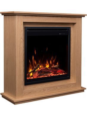 Каминокомплект AFLAMO SUND Дуб + 3D 60x60