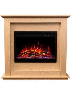 Каминокомплект AFLAMO SUND Дуб + 3D 60x60
