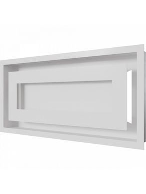 Вентиляционная решетка Kratki 22х45 см WIND белая