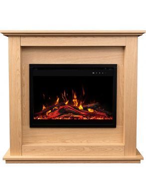 Каминокомплект AFLAMO SUND Дуб + 3D 60x60