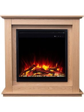 Каминокомплект AFLAMO SUND Дуб + 3D 60x60