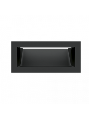 Вентиляційна решітка Ferrum Luft чорна 90x250 (130)