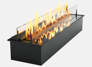 Дизайнерский биокамин Slider glass 600 GlossFire
