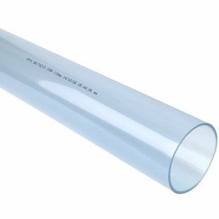 Труба прозрачная НПВХ (PVC-U) напорная клеевая Lareter PN10 d40 мм