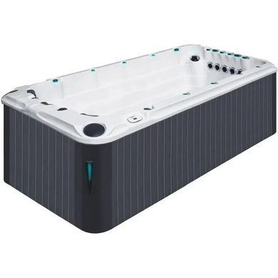 Плавальний SPA басейн Passion Spas Activity 2 Deep (549x226x152 см), Сріблясто-білий