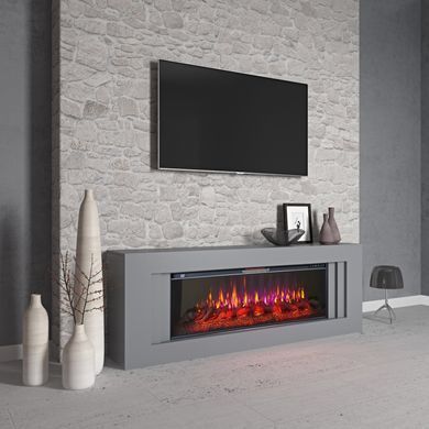 Камінокомплект ArtiFlame LINE AF50 СІРИЙ ГРАФІТ (ЗІ ЗВУКОМ)