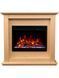 Каминокомплект AFLAMO SUND Дуб + 3D 60x60