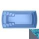 Композитный бассейн Rhino Pools Euphoria Shadow grey 6х3х1.45 м (Euphoria SG PUHC)