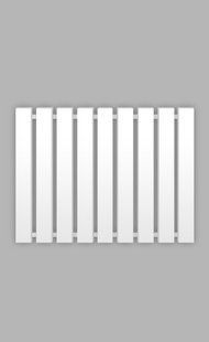 Полотенцесушитель Genesis-Aqua Batteria 100x60 см, белый