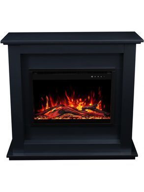 Каминокомплект AFLAMO SUND Черный + 3D 60x60