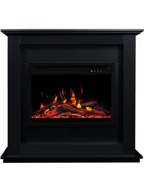 Каминокомплект AFLAMO SUND Черный + 3D 60x60