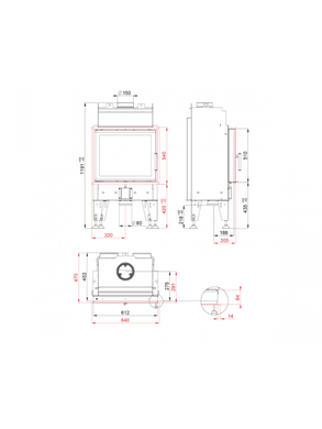 Камінна топка BeF THERM 6 PASSIVE