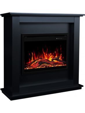 Каминокомплект AFLAMO SUND Черный + 3D 60x60