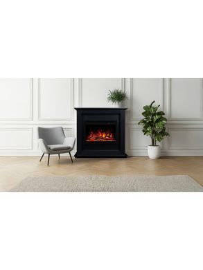 Каминокомплект AFLAMO SUND Черный + 3D 60x60
