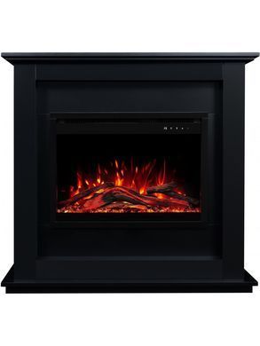 Каминокомплект AFLAMO SUND Черный + 3D 60x60