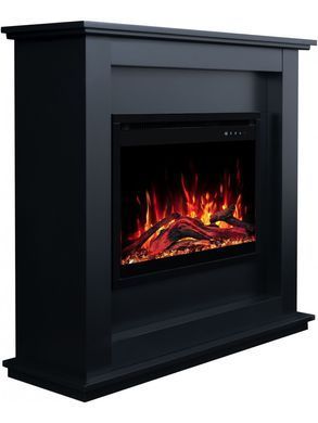 Каминокомплект AFLAMO SUND Черный + 3D 60x60
