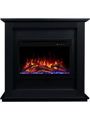 Каминокомплект AFLAMO SUND Черный + 3D 60x60