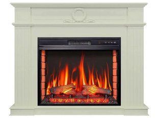 Каминокомплект универсальный 2в1 ArtiFlame Boston AF28S светлый дуб с обогревом и звуком горения огня