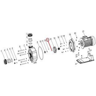 Уплотнительное кольцо корпуса насоса SLP d25х2.4, (F02010026 №12)