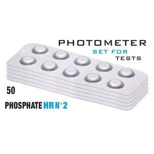 табл. Phosphate HR 2 (Фосфаты, 0 &ndash; 80 мг/л) 50 п/уп. (10 пиг/шт) Photometer/Comporator