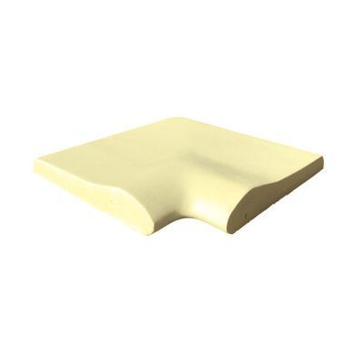 Копинговый камень угловой Aquazone 320x400x50-25 мм, песочный