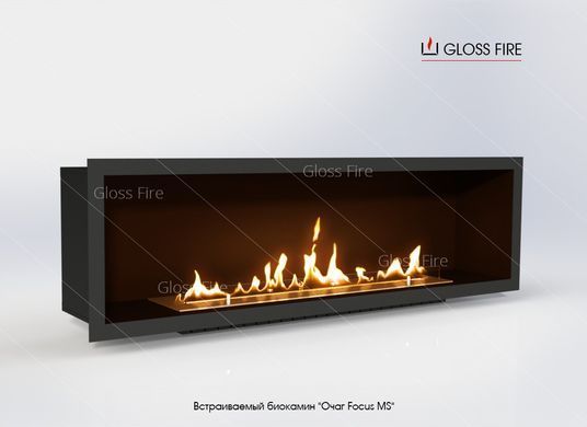 Вбудовуваний біокамін Очаг Focus MS-001 GlossFire