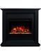 Каминокомплект AFLAMO SUND Черный + 3D 60x60