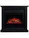 Каминокомплект AFLAMO SUND Черный + 3D 60x60