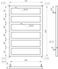 Сушка для рушників Jazi 120x53 см