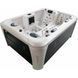 Гідромасажний басейн Aquajoy Miami (230х170х92 см), Сріблясто-білий мармур